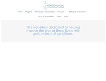 Tablet Screenshot of mindovergut.com